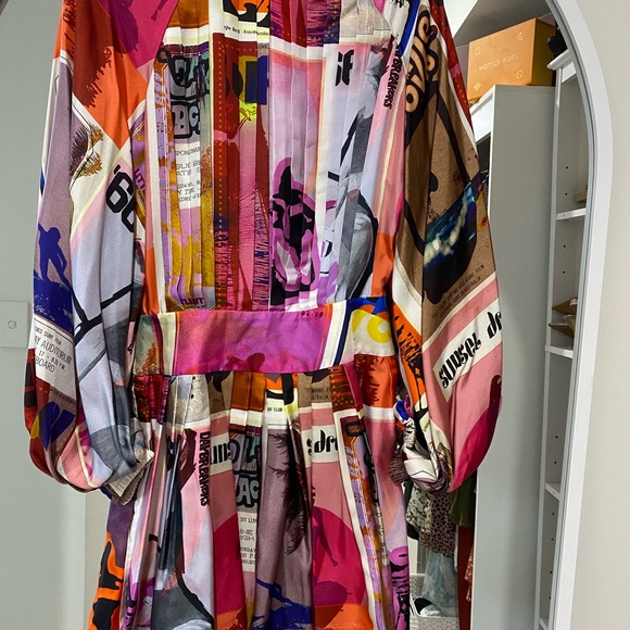 Zimmermann pink poster mini dress sz0 or sz6aud, as new, no faults - Picture 3 of 9